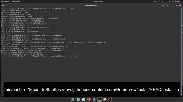 How to Install Homebrew Package Manager in Pop OS and Ubuntu! смотреть онлайн