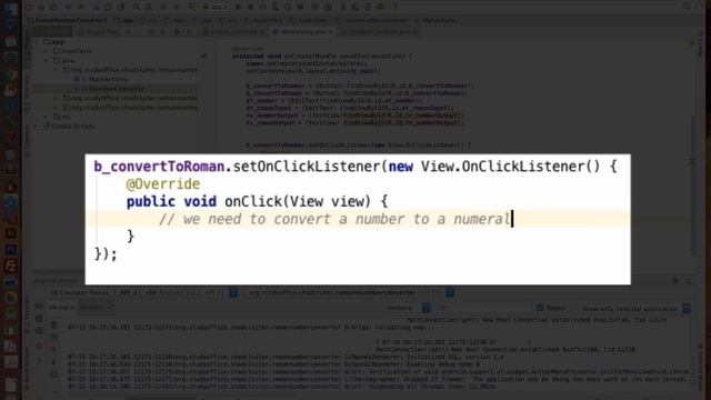 Android Studio Build a Roman Numeral Convertor Tutorial part 2 смотреть онлайн