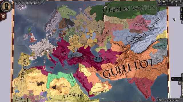 Crusader Kings 2 Timelapse Viking Age 867 start - Rome Reborn (A.I. only) смотреть онлайн