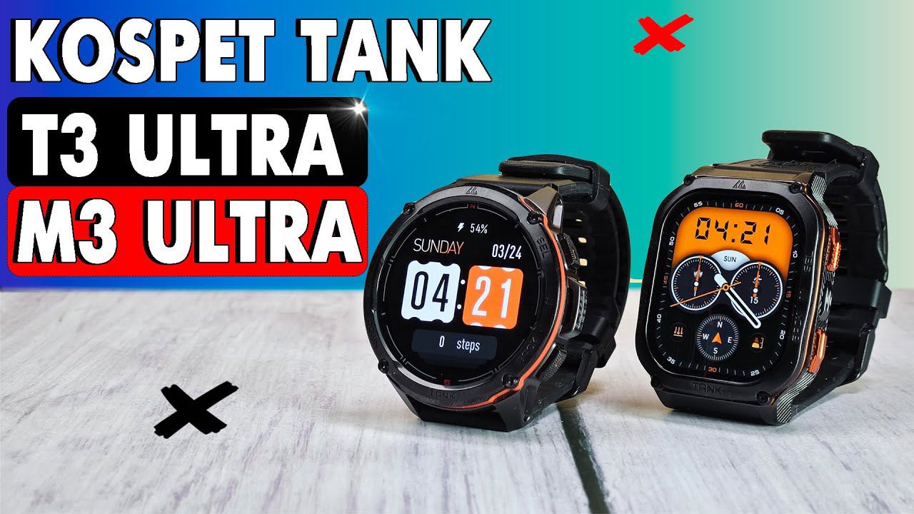 Смарт часы НАСТОЯЩЕГО мужика. Kospet Tank T3 Ultra и M3 Ultra. Утопил, заморозил, уронил. Краш тест смотреть онлайн
