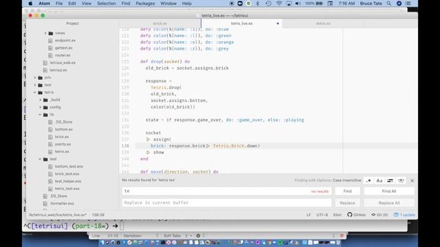 Phoenix LiveView Tetris in Elixir 21 смотреть онлайн
