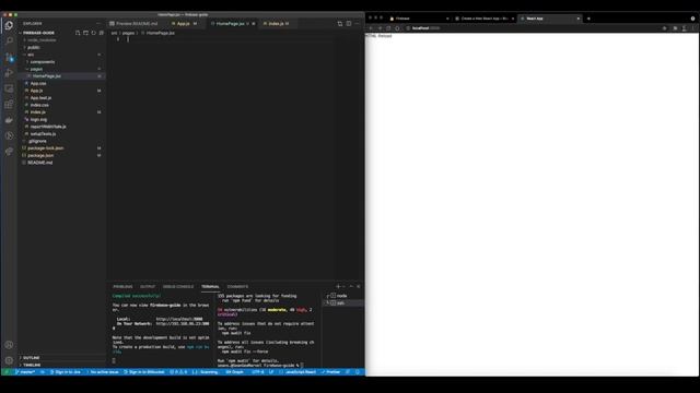 Utilizing React & Google Firebase | Part 1 - Install and Configure Components смотреть онлайн
