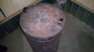 Печь на опилках для отпления дома