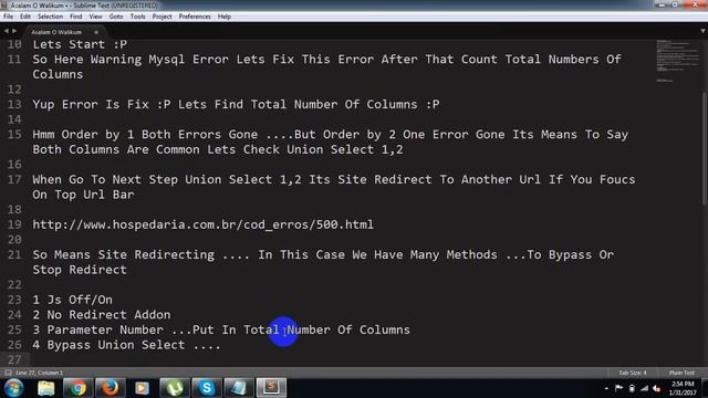 32 Union Select Bypass While Redirecting Site Sql Injection By Ali Khan смотреть онлайн