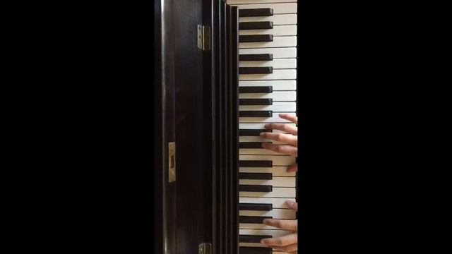 Rock and roll wolf, mom is home - piano version from side and above смотреть онлайн