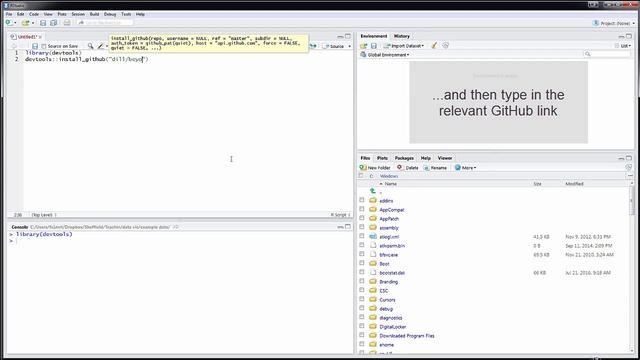 How to install R packages from GitHub in RStudio смотреть онлайн
