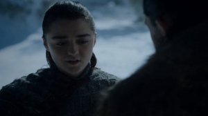 Встреча Арьи Старк и Джона Сноу | Игра Престолов 8х01