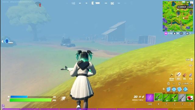 Hide in a haystack at Corny Crops - Fortnite Grim Fable Challenge смотреть онлайн