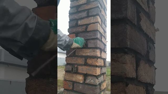 кладка колонны из кирпича ручной формавки смотреть онлайн
