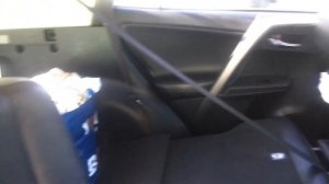 How to fold down rear seats on a Toyota RAV4 Years 2013-2018 4th Generation