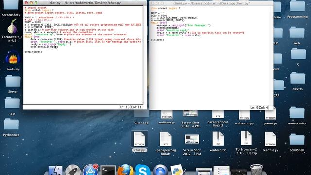 Python Chat Server - 2 - Client Nodes смотреть онлайн