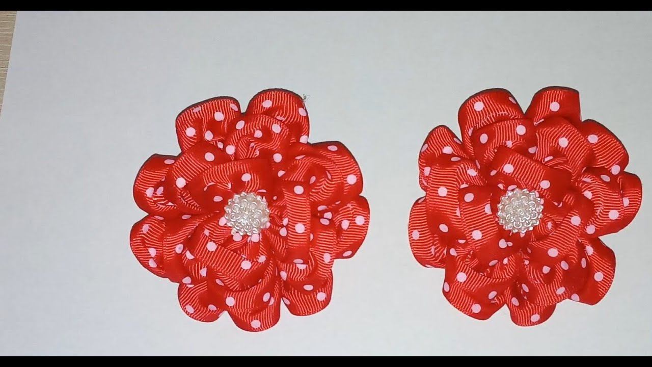 Бантики в горошек из репсовой ленты шириной 4 см смотреть онлайн