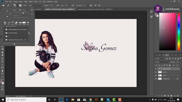Make amazing wallpapers using FREE brushes | Pro Tip | Photoshop CC | Hindi смотреть онлайн