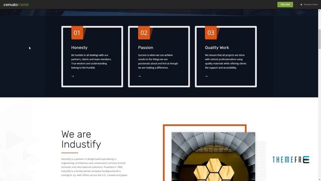 Industry Industify Industry WordPress Theme for Industry and Factory смотреть онлайн