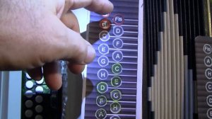 Схема клавиш гармони"До-мажор".Схема разработана и опубликована музыкантом из Германии С.Замбровски