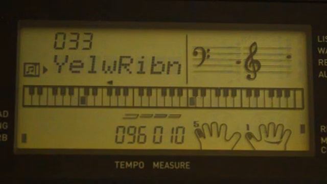 Casio Demo Songs - 033 SHE WORE A YELLOW RIBBON смотреть онлайн