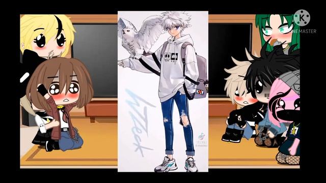 Bnha React To Deku As Killua ❤{gacha Clube}?●família Nepol● Dekubaku●❤