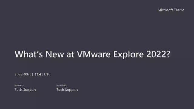 What's New at VMware Explore 2022? Exciting Updates & Innovations Unveiled! смотреть онлайн