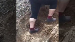 Ступеньки своими руками. Делаем лестницу на овраге вручную.