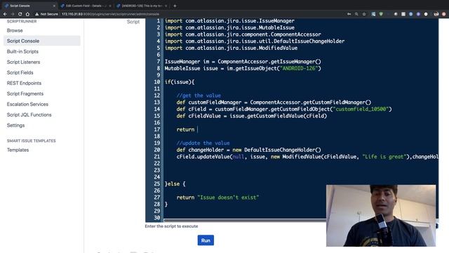 ScriptRunner - Custom Field updateValue of type Text Field смотреть онлайн