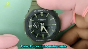 Casio G-SHOCK  GA-2110SU Time setting #watchservicebd