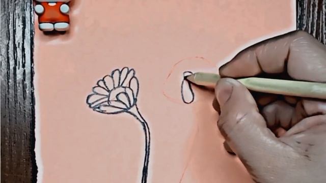 Как легко рисовать цветы#Легкий рисунок# смотреть онлайн