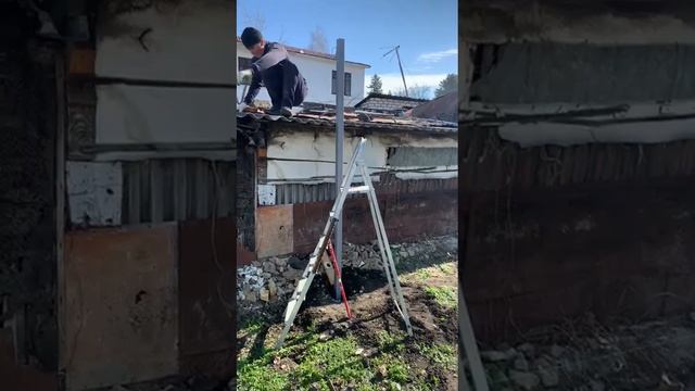 Установка забора 140 м. 1