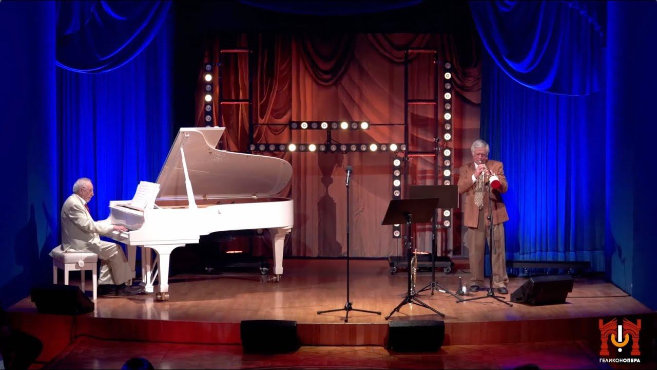 #Jazzкафе - Виктор Фридман, Арзу Гусейнов и Анна Владимирова, программа "Duet in Evergreen Halo" смотреть онлайн