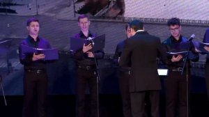 «Бухенвальдский набат». Слова А. Соболева, музыка В. Мурадели.