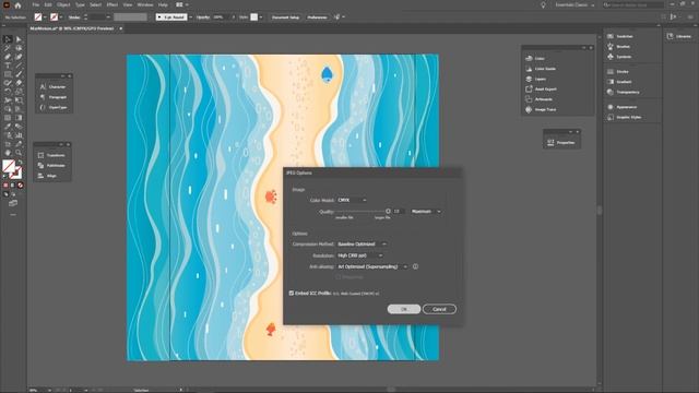 EXPORTAR sólo ARTBOARD/mesas de trabajo en Adobe Illustrator смотреть онлайн