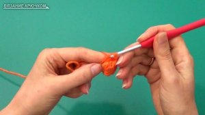 Вязание крючком. Урок 15. Узор «Шишечки».
