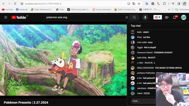 React Pokemon Presents dan Brewek-Brewek Paldean Fates смотреть онлайн