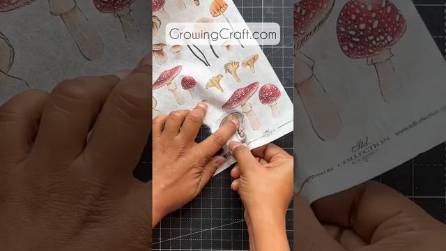 Learn How to Create Amazing Decoupage Art in Just 3 Steps! #growingcraft смотреть онлайн