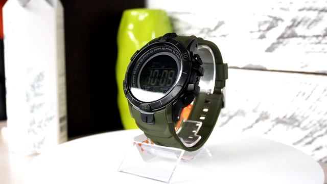 Часы наручные мужские Skmei 1475 зеленые смотреть онлайн