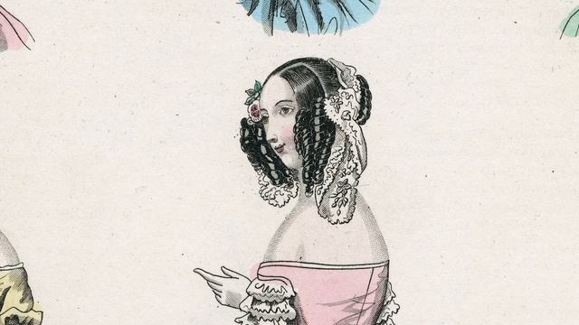 Making an Early Victorian flower+ribbon crown | History of mid-19th century Hairstyles смотреть онлайн