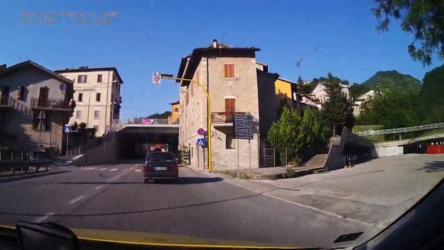 Italy. State road SS4, Arquata del Tronto — Ascoli Piceno-west, 2014, 1x смотреть онлайн