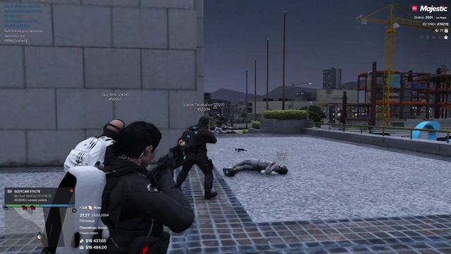 48 ЧАСОВ работаю в SWAT на GTA RP в 2024 ГОДУ / MAJESTIC RP смотреть онлайн
