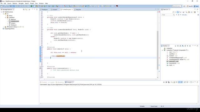 Data Structures in Java - Part I (+INTERVIEW QUESTIONS) : Linked list implementation II смотреть онлайн