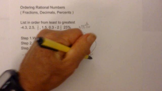 Order least to greatest fractions decimals and percents смотреть онлайн