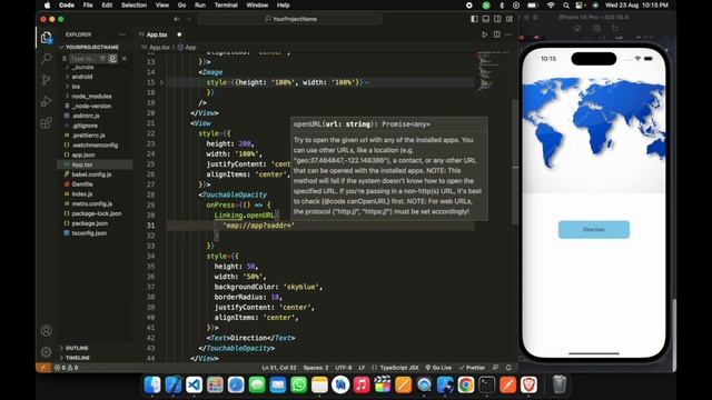 How to set Starting and Ending point in Map (react native) смотреть онлайн