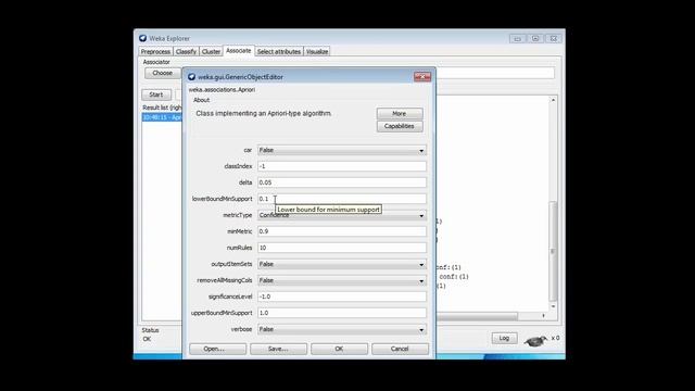 More Data Mining with Weka (3.4: Learning association rules) смотреть онлайн