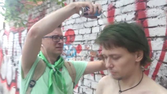 Боевая раскраска. Дигамей раскаршивает Кея. смотреть онлайн