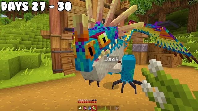 I Spent 100 Days in the Minecraft HOW TO TRAIN YOUR DRAGON World... Here's What Happened смотреть онлайн