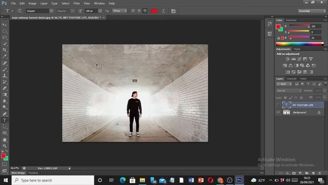 How to Attach Text to Walls - Simple Photoshop #photoshop смотреть онлайн