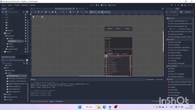 Godot engine | Простой инвентарь (разбор) смотреть онлайн
