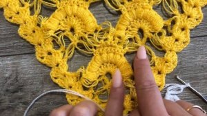 ВЯЖЕМ шаль крючком?Часть 1/ We knit a shawl with a hook