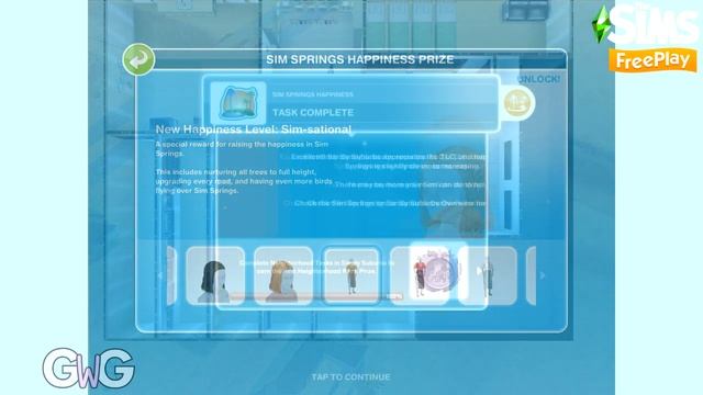 The Sims Freeplay- How do I increase my Sim Springs Happiness Level? смотреть онлайн