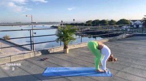 Сурья Намаскар - комплекс приветствия солнца . Йога ⬇️ Юлия Гусева фитнес