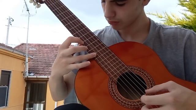 Paganini Caprice 24 on guitar Extremely difficult version (1 week of progress) смотреть онлайн