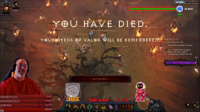 Diablo 3 Season 14 We Had The Power! GR 101 down Then RIP! смотреть онлайн